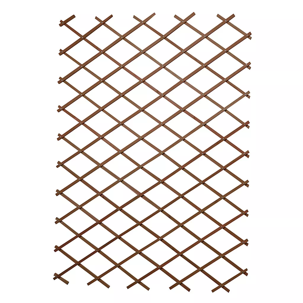 Tan Expanding Diamond Trellis