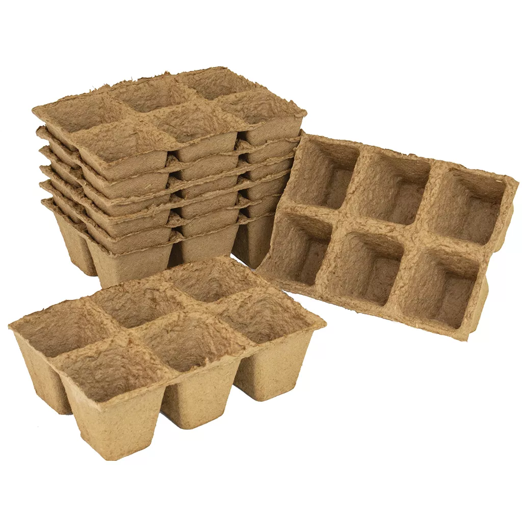 square fibre pot strips