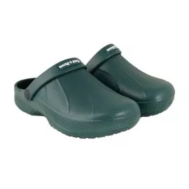 green garden clogs