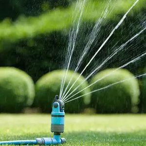 Flopro Multi Flo 360° Sprinkler laying turf