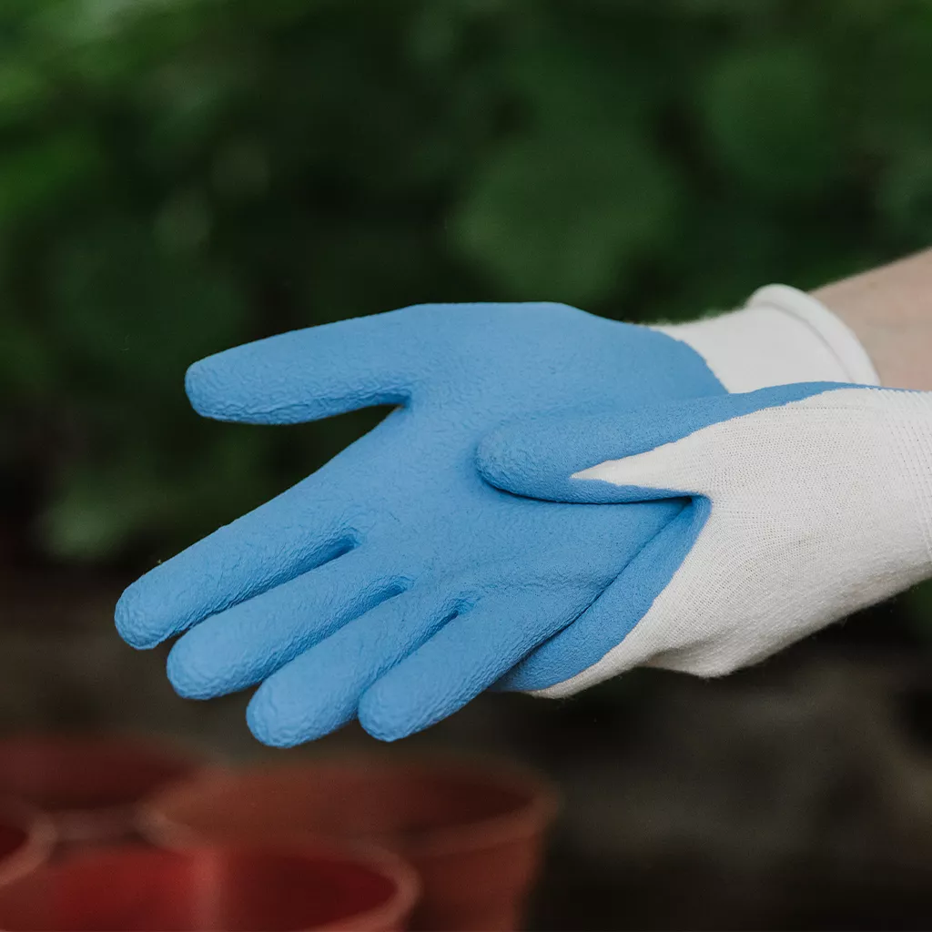 Light Blue Natural Bamboo Gloves