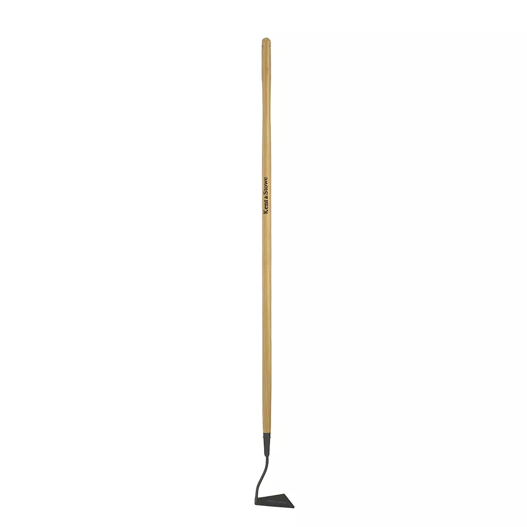 Kent & Stowe Carbon Steel Long Handled 3 Edge Hoe