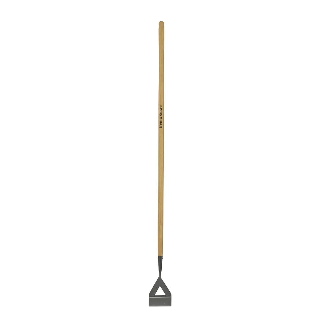 Kent & Stowe Carbon Steel Long Handled Dutch Hoe Cut Out