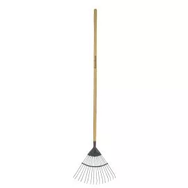 Carbon Steel Long Lawn and Leaf Rake