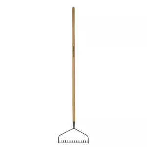 Kent & Stowe Carbon Steel Long Handled Soil Rake out of pack