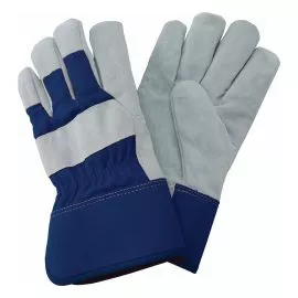 navy fleece lined rigger gloves