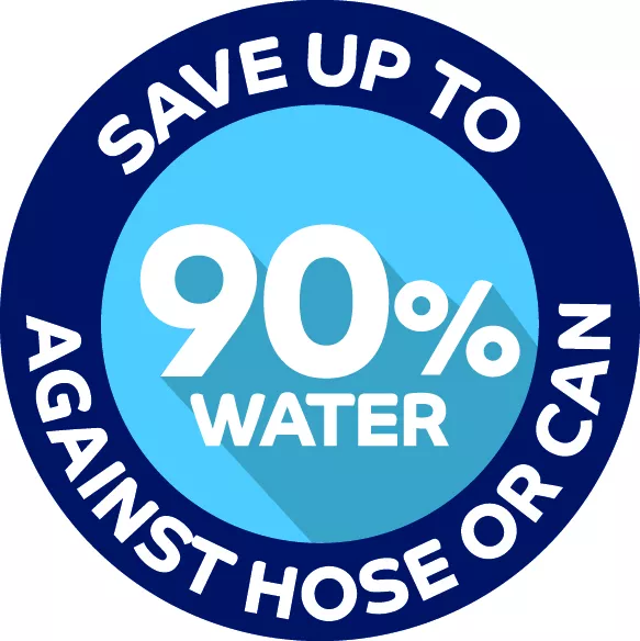 save up to 90% water icon