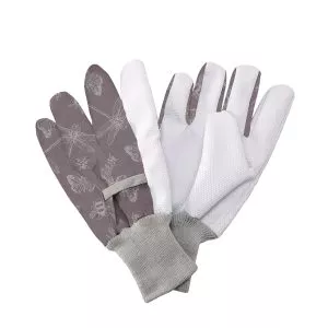 Purple Flutter Bugs Cotton Gloves