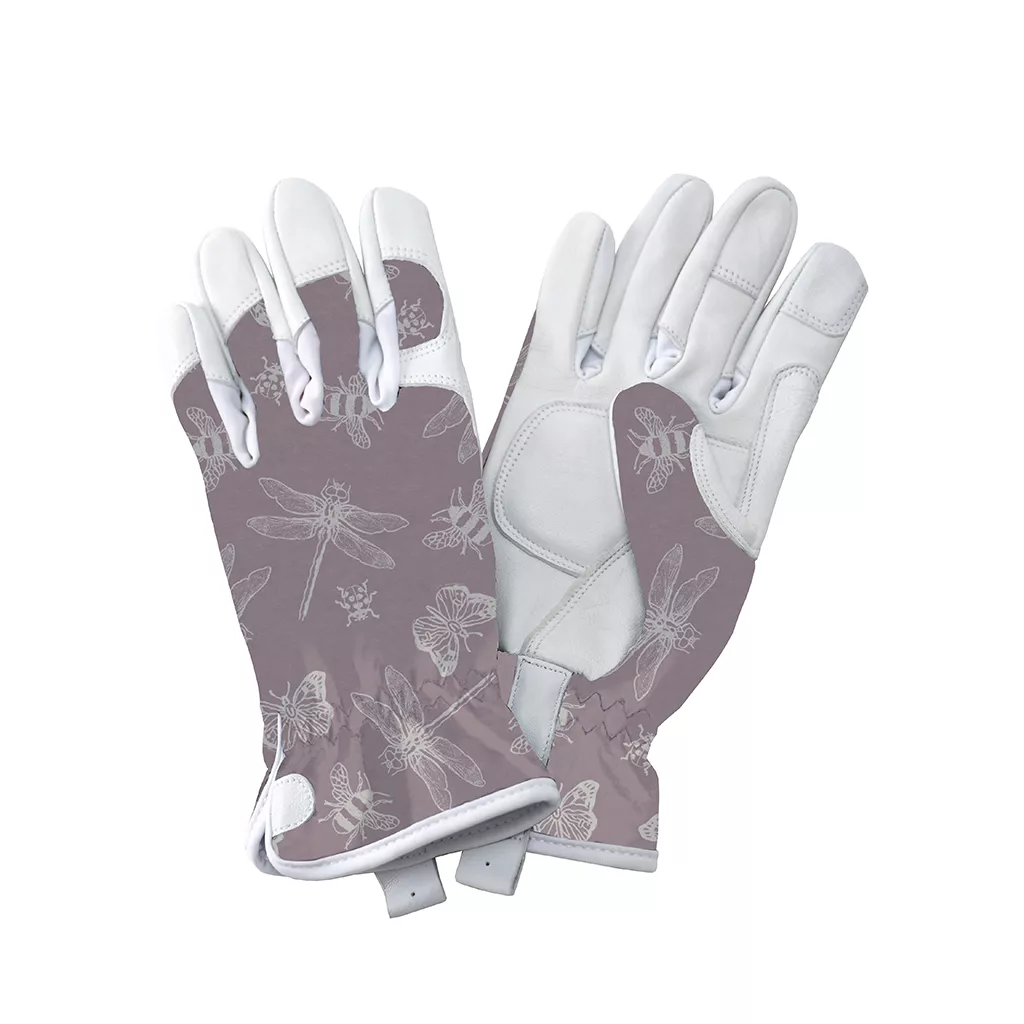 Purple Premium Leather Gloves