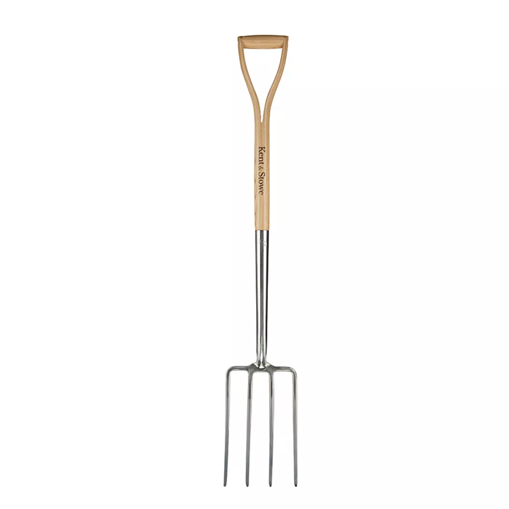 Kent & Stowe stainless steel digging fork