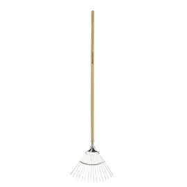 Stainless Steel Long Lawn and Leaf Rake