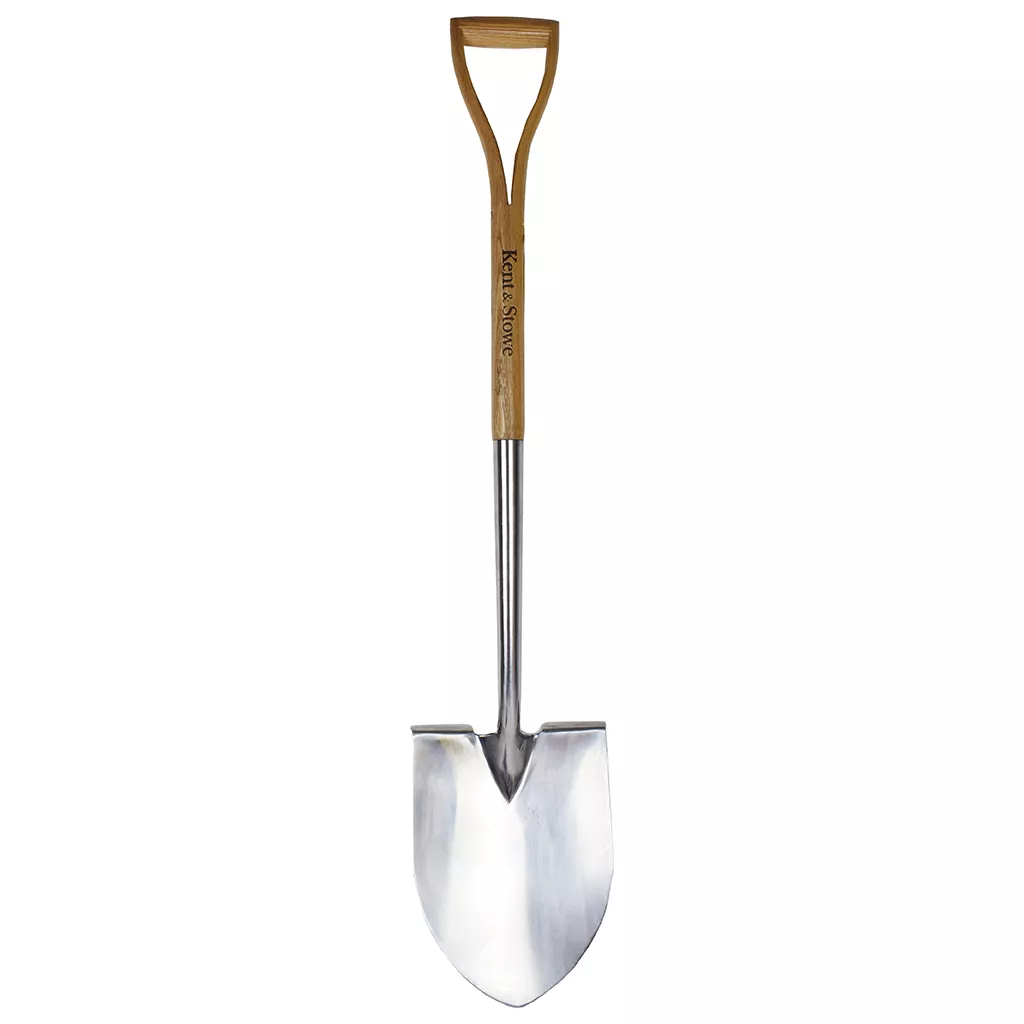Kent & Stowe stainless steel pointed spade