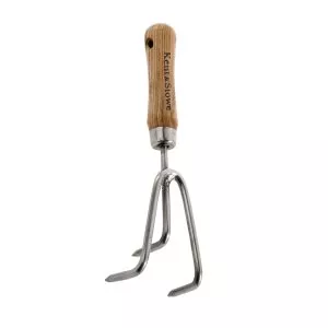 garden life stainless steel 3 prong hand cultivator