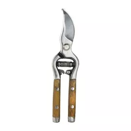 kent & stowe Wooden Handled Bypass Secateurs