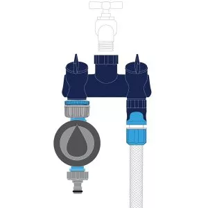 Flopro Double Outside Tap Connectors