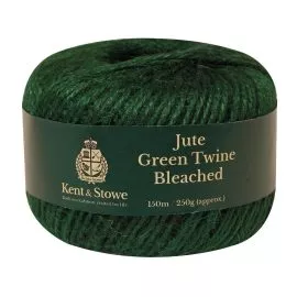 Kent & Stowe Jute Twine Bleached Green in pack