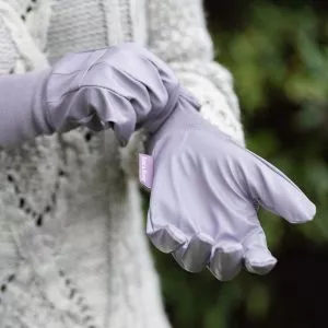 Water Resistant Light Duty Gloves on hands