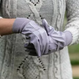 Water Resistant Light Duty Gloves on hands