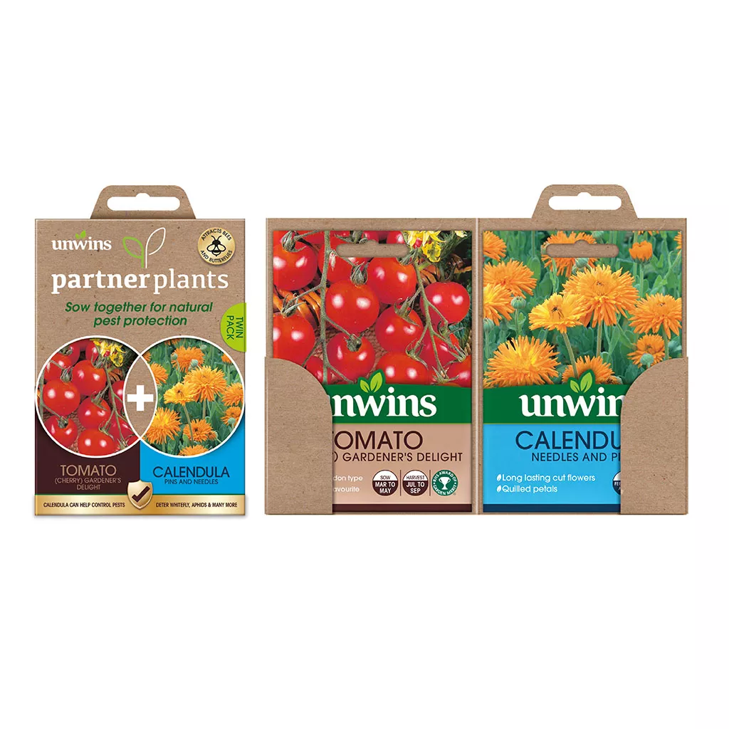 Unwins Partner Plants Tomato & Calendula