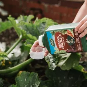 Westland Specialist Organic Vegetable 1l being measured