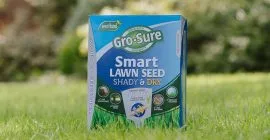 Gro-sure Smart Lawn Seed Shady & Dry Areas on lawn