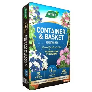 container and basket planting mix in pack