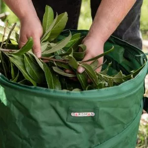 pop up garden tidy in use