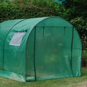 premium poly tunnel cover close up