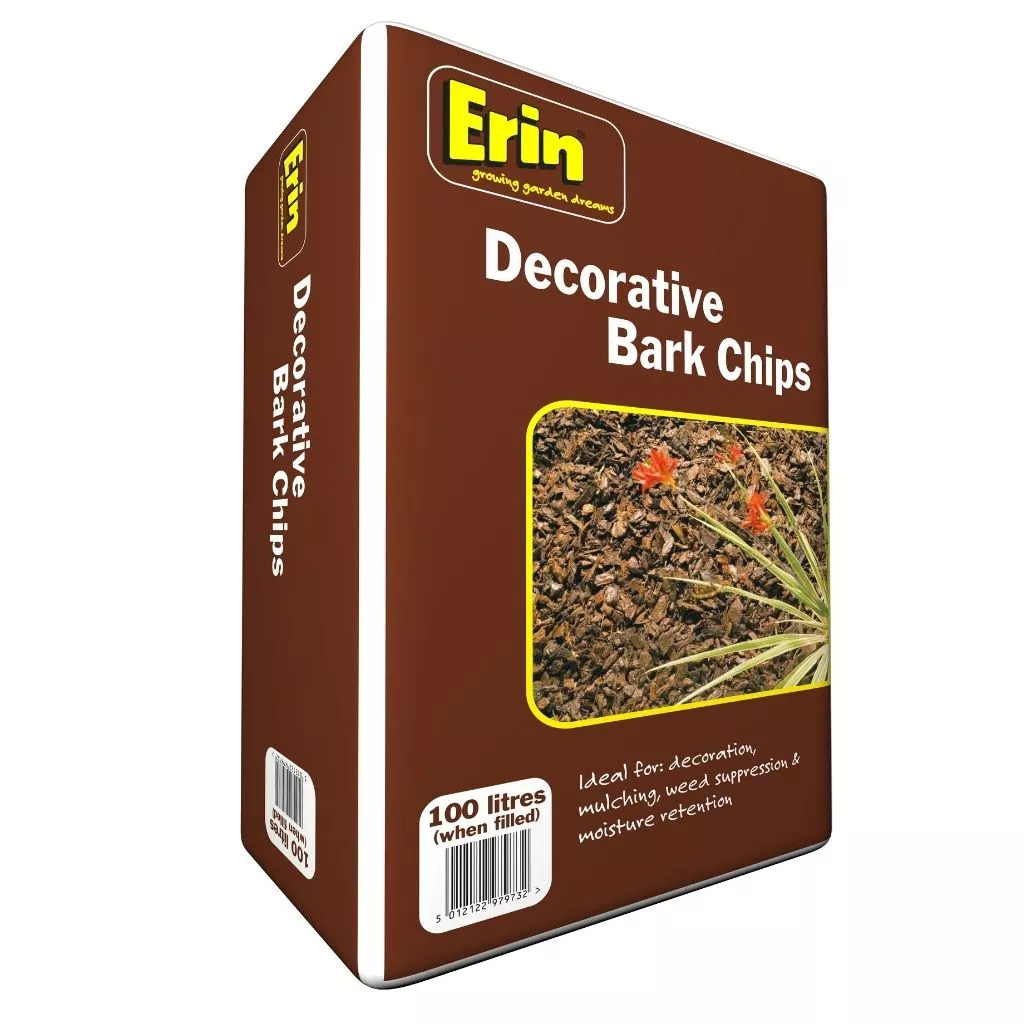 erin decorative bark chips 100l