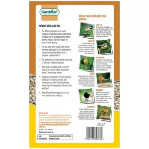 Gardman Sunflower Hearts Back of Pack