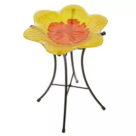 Gardman Glass Daffodil Bird Bath