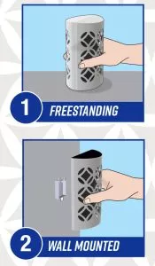 indoor fly pod dual positioning