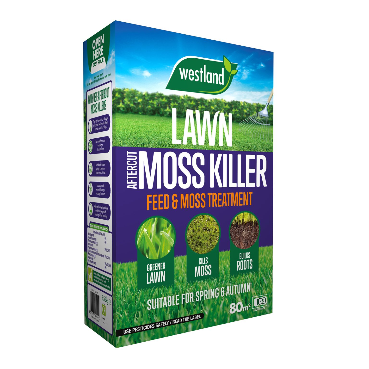 Aftercut Lawn Feed Weed & Moss Killer Lawn Care Westland Garden Health