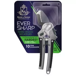 eversharp hard wood secateurs in packaging