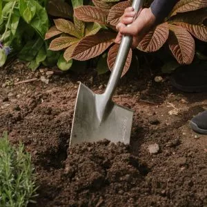 farmyard manure in use