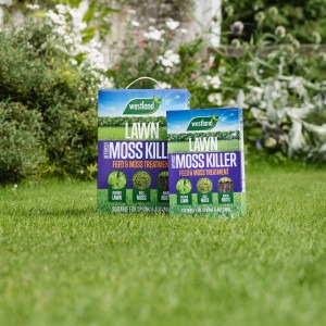 westland aftercut lawn moss killer 150m and 80m
