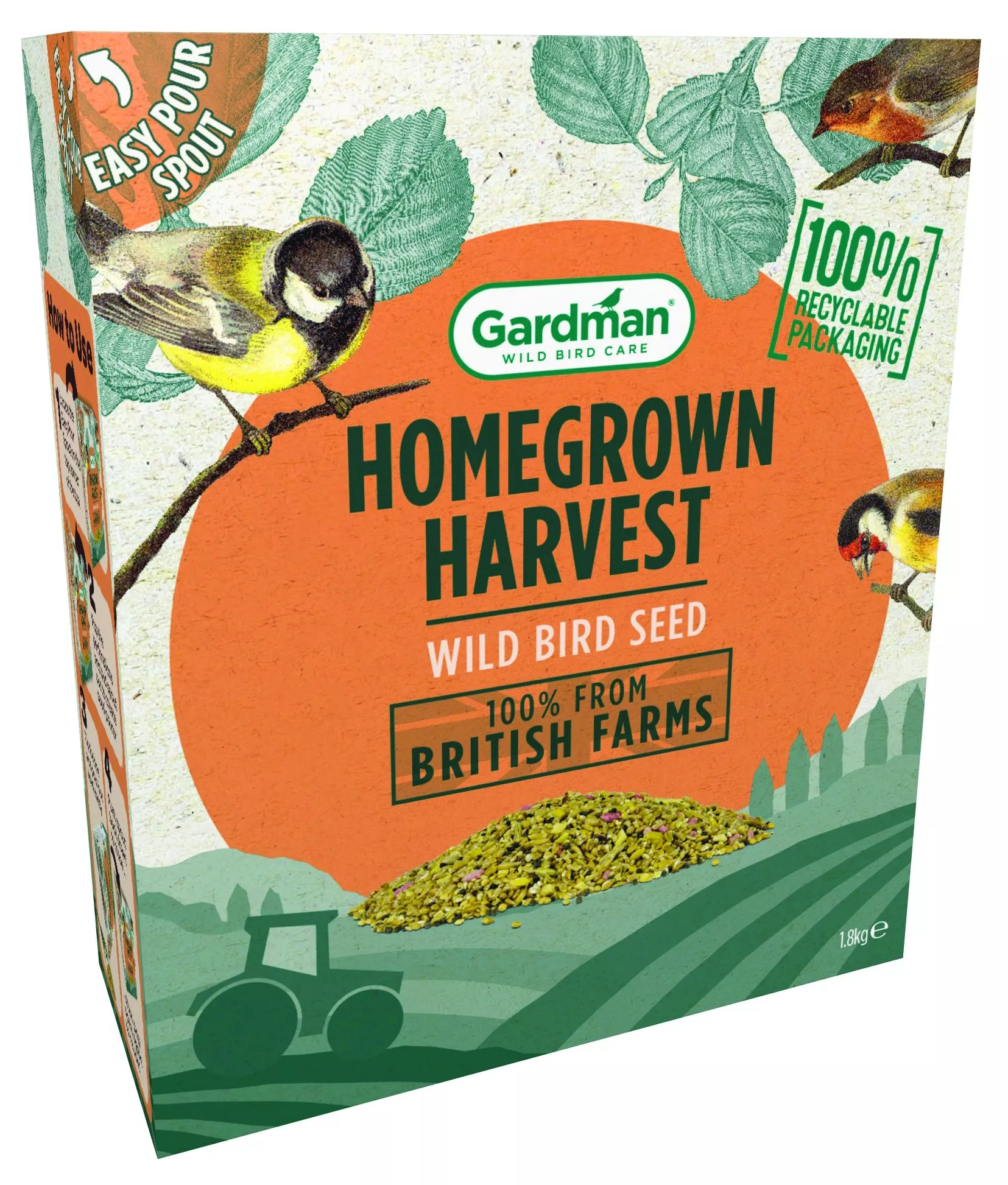 Gardman Homegrown Harvest Seed 1,8kg Box