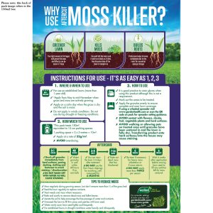 moss killer back of pack