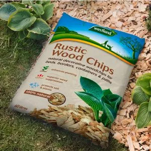 rustic wood chips