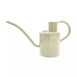 indoor metal watering can vintage cream kent & stowe