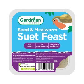 gardman seed and mealworm suet feast