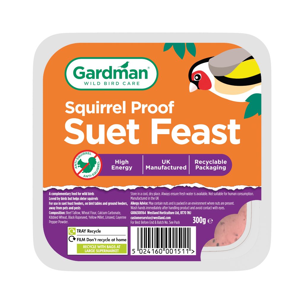 gardman squirrel proof suet feast