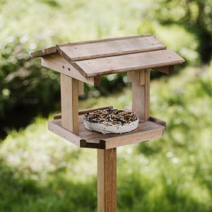 gardman seed and mealworm suet cookie lifestyle on bird table