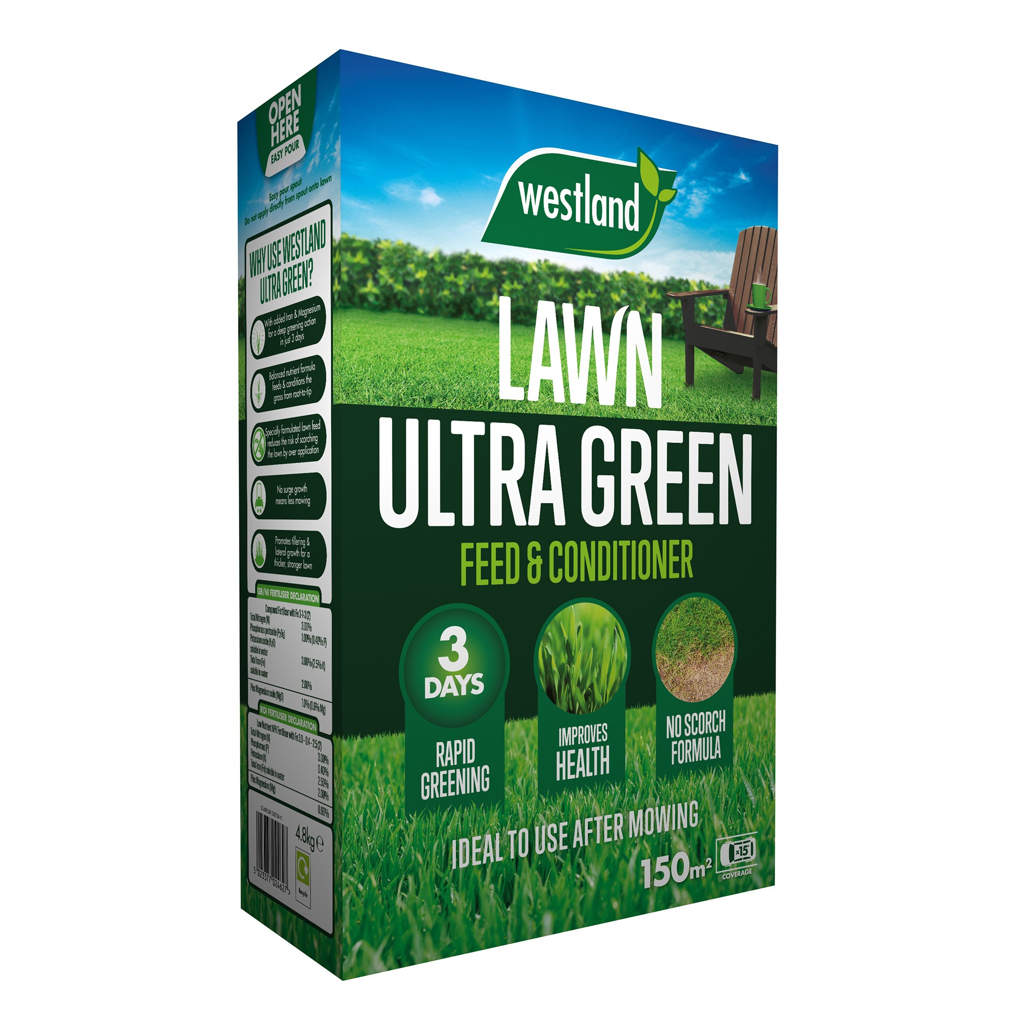 westland lawn ultra green 150m2 cut out