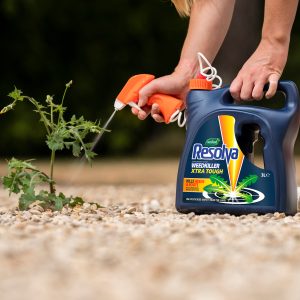 resolva pro xtra tough weedkiller 3 litres in use
