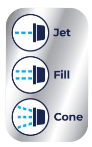 heavy duty jet spray gun spray settings