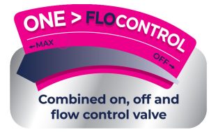 heavy duty jet spray one flo control