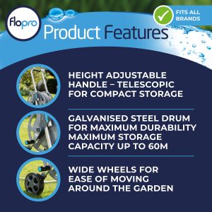 flopro metal hose cart system