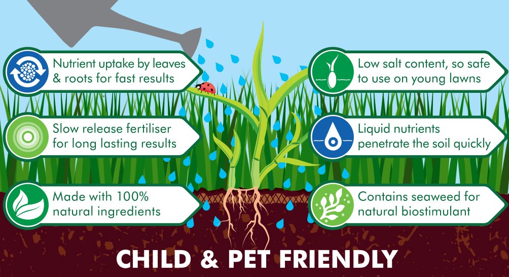 benefits of using westland liquid lawn feed