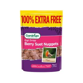 Gardman berry suet nuggets in packaging